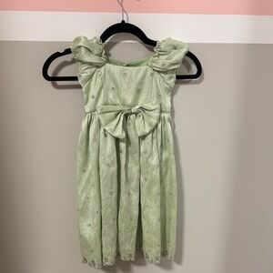 Elegant Green Kids Dress